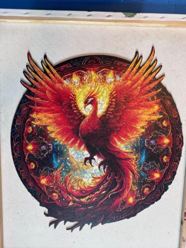 Wooden Jigsaw Puzzle-Phoenix photo review