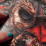 Wooden Jigsaw Puzzle - mechanical dragon-1 photo review